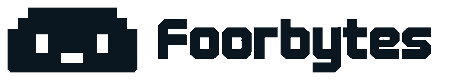 Dark horizontal Foorbytes logo