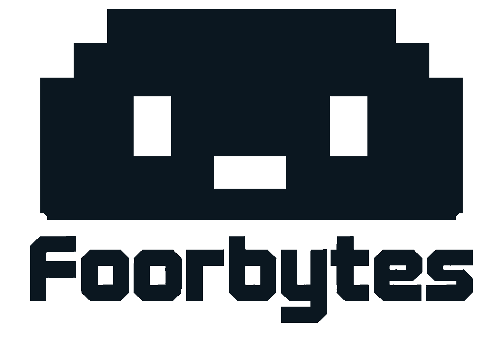 Dark stacked Foorbytes logo
