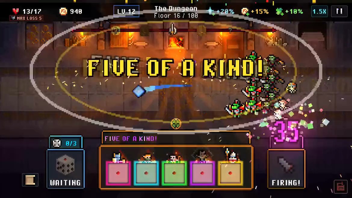 Five of a kind summons a minion army