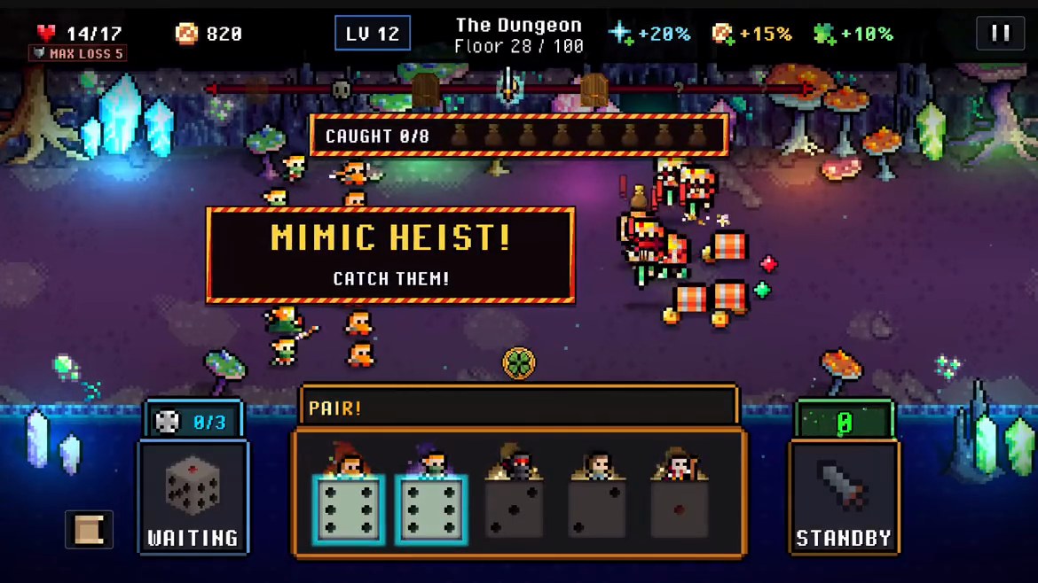 Taking a chance on a mimic heist